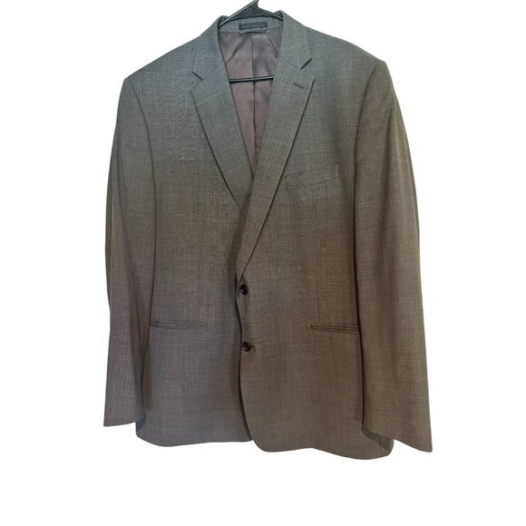 Lauren Ralph Lauren Men’s Blazer Jacket – 100% Wool – Gray – Classic Two-Button - Picture 1 of 10